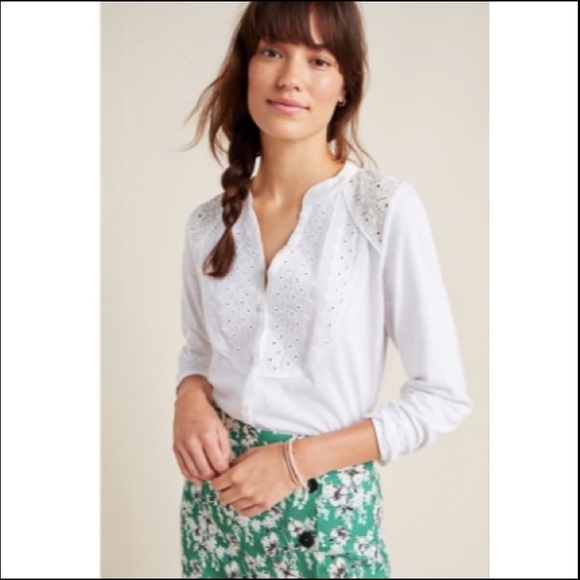 Anthropologie Tops - NWT Anthropologie Karla Eyelet Top